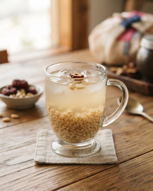 Sikhye (Korean Sweet Rice Punch)
