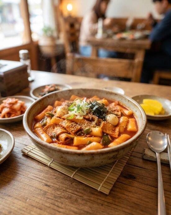 Tteokbokki (Spicy Rice Cakes)