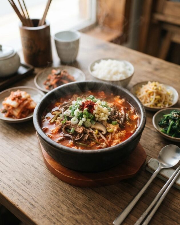 Yukgaejang (Spicy Korean Beef Soup)