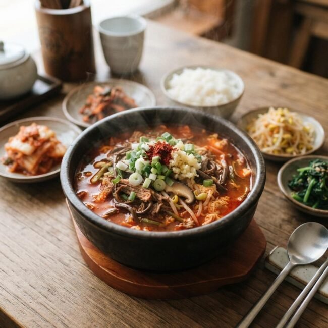 Yukgaejang (Spicy Korean Beef Soup)