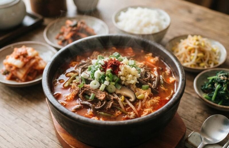 Yukgaejang (Spicy Korean Beef Soup)