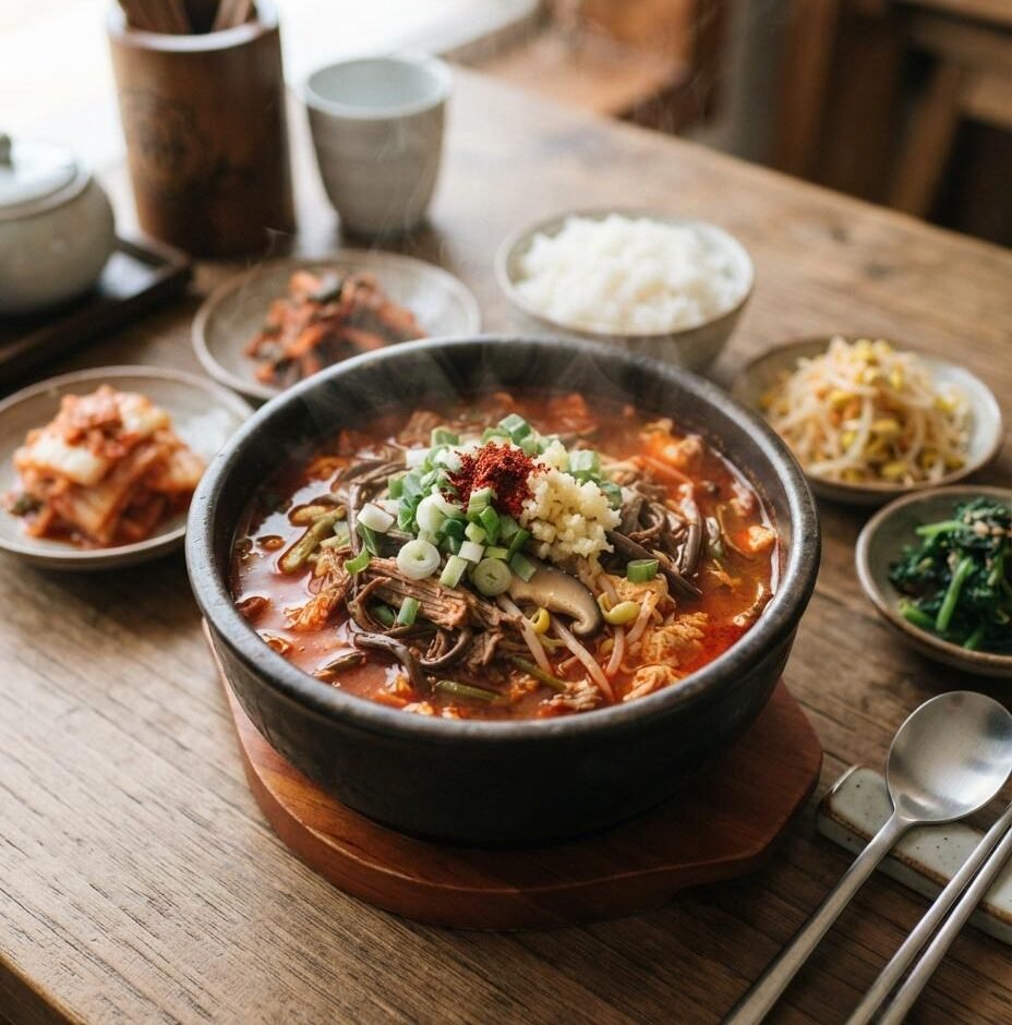 Yukgaejang (Spicy Korean Beef Soup)