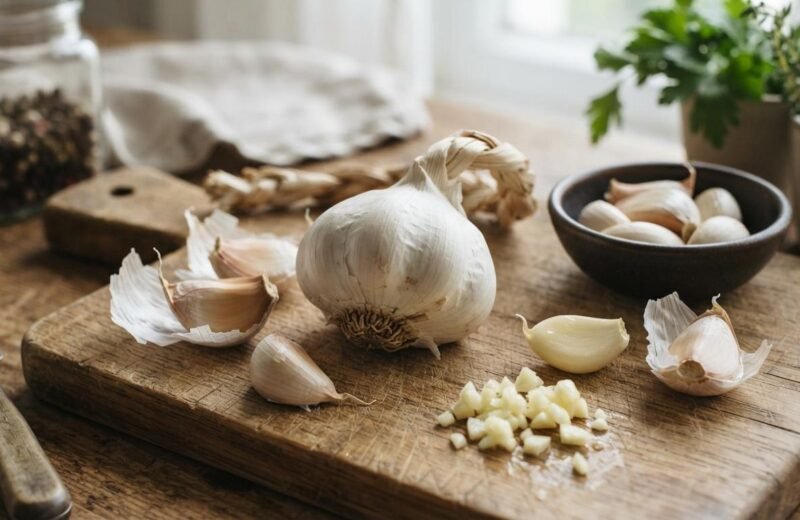 Garlic Fresh, Peeled, and Minced