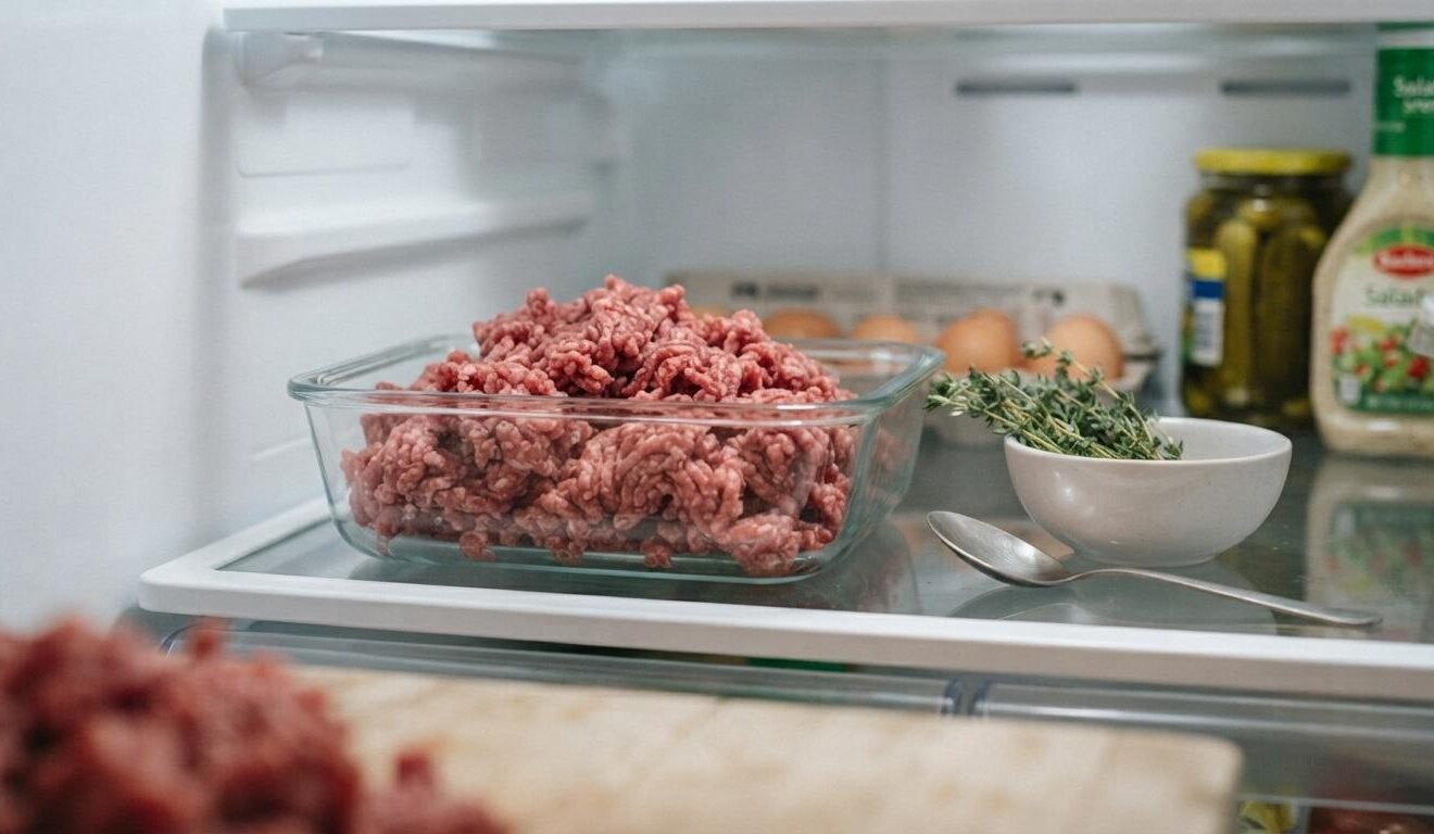 Ground Beef in the Fridge