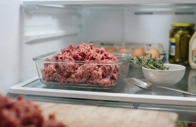 Ground Beef in the Fridge